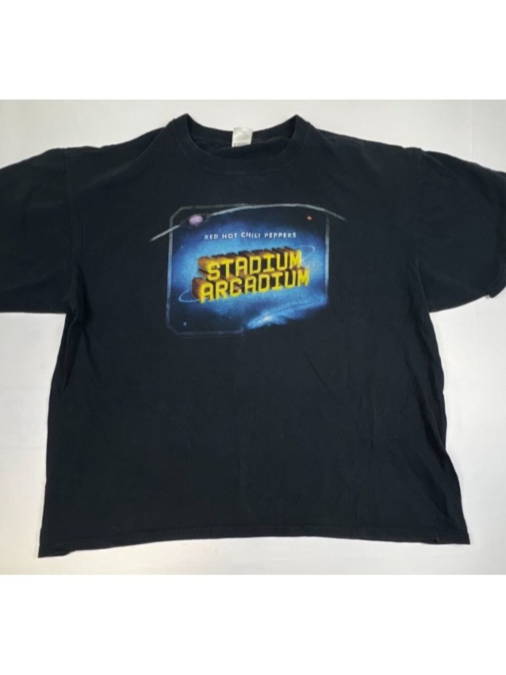 Vintage 2006 Red Hot Chili Peppers Stadium Arcadium World Tour T-Shirt Black XL